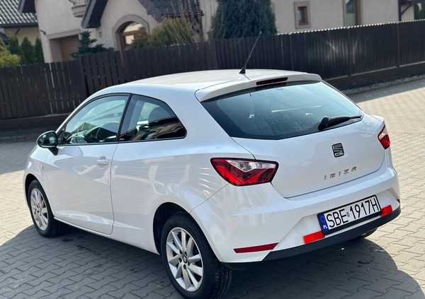 Seat Ibiza cena 23900 przebieg: 163000, rok produkcji 2014 z Sosnowiec małe 92